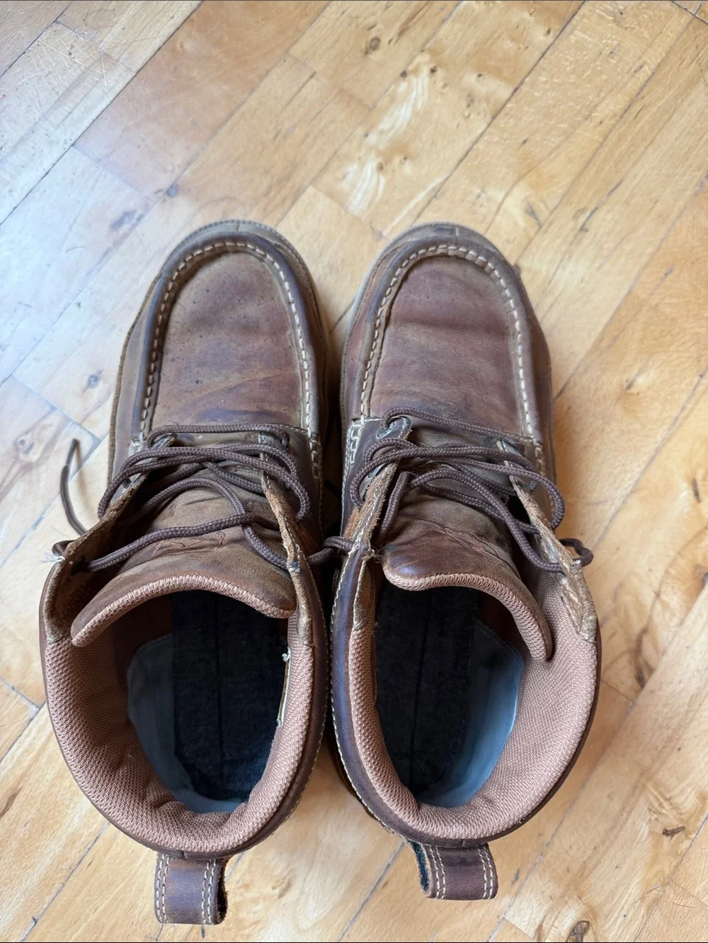 Twisted X Men's Oiled Saddle Brown Lace Up Casual Boots